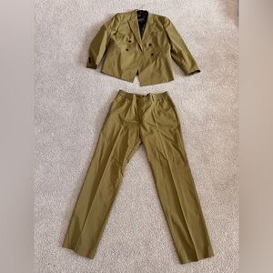 Olive Green Suit Set